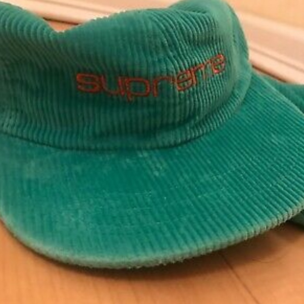 ISO- Supreme Teal 6 Panel Cordury Hat